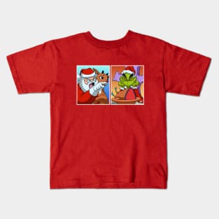 Yelling Santa Meme Kids T-Shirt